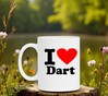 foto 2 I love dart koffie mok