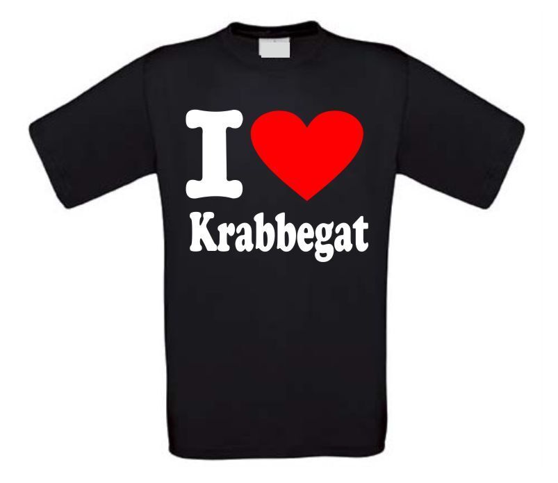 i love Krabbegat T-shirt