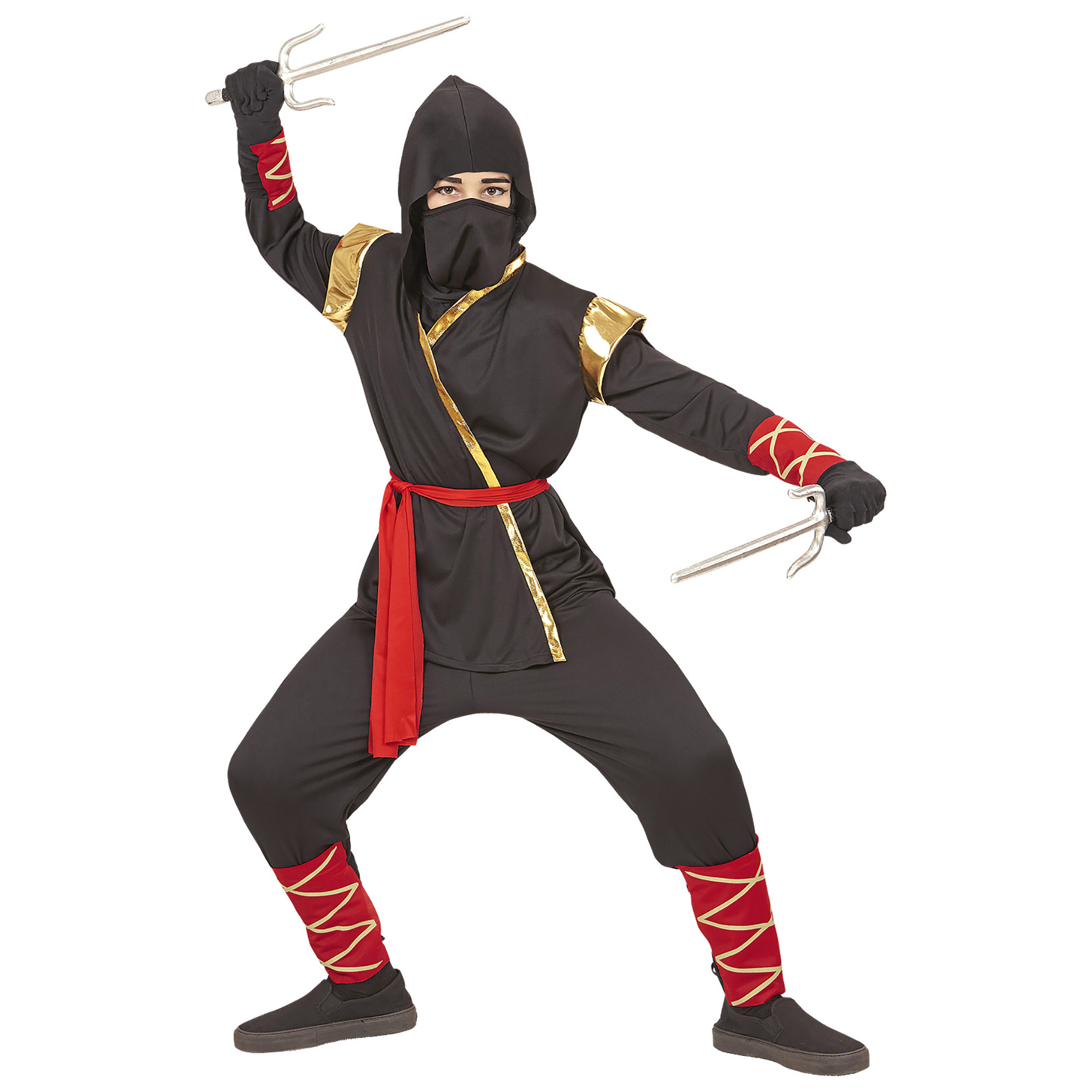 Super ninja kostuum kind power