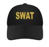 Swat pet glitter goud
