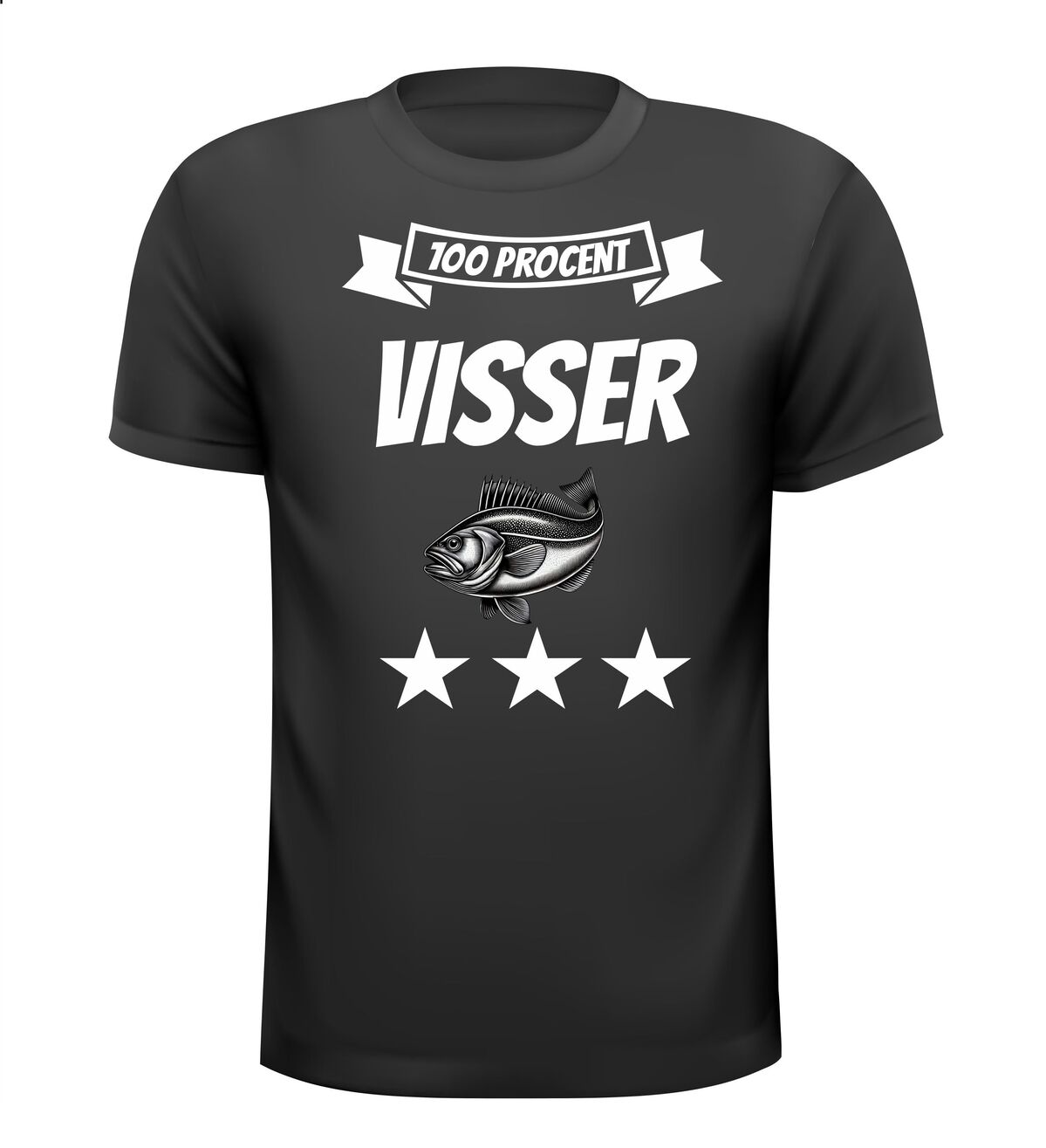 100 procent visser T-shirt