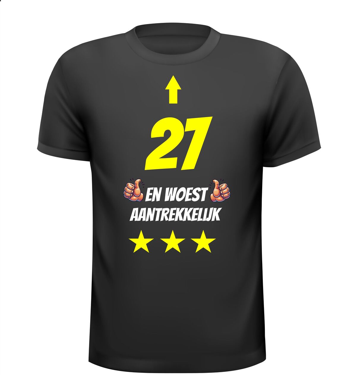 27 jaar en woest aantrekkelijk t-shirt