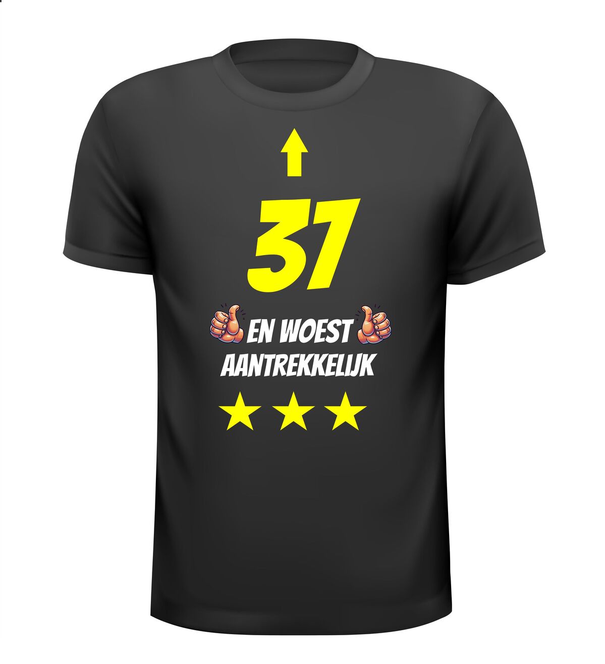 37 jaar en woest aantrekkelijk t-shirt