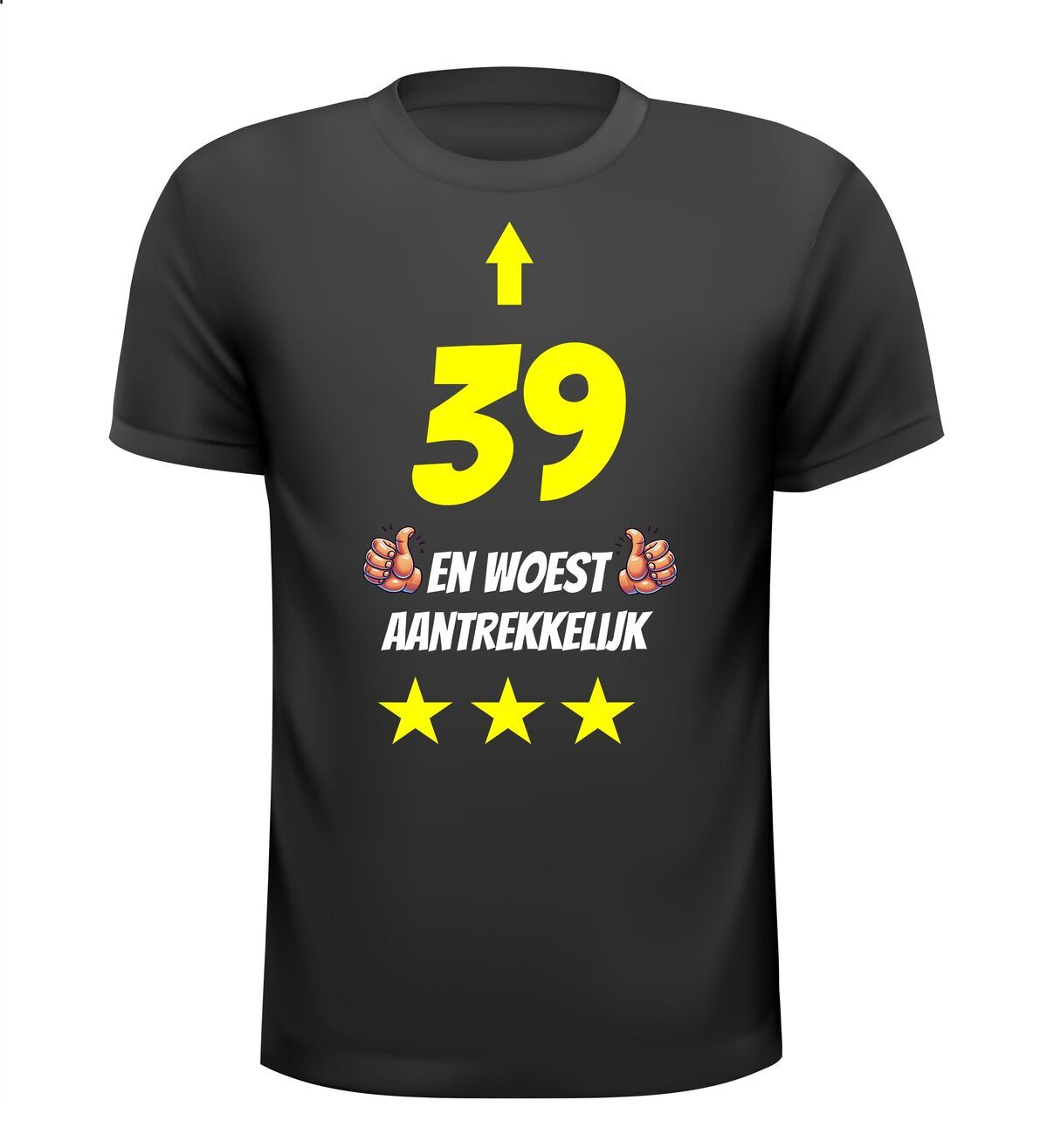 39 jaar en woest aantrekkelijk t-shirt