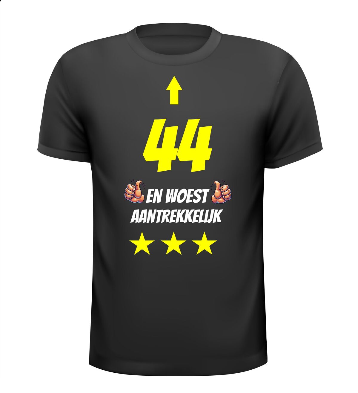 44 jaar en woest aantrekkelijk t-shirt