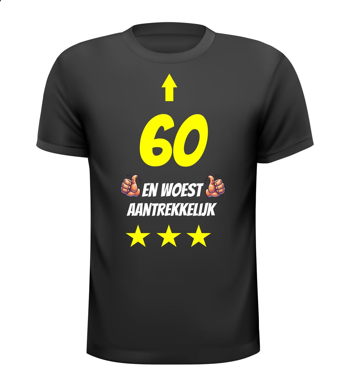 60 jaar en woest aantrekkelijk t-shirt