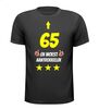 65 jaar en woest aantrekkelijk t-shirt