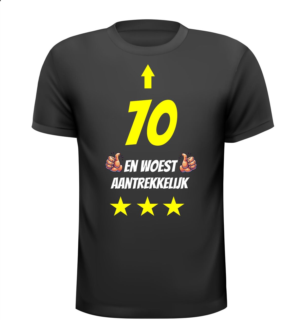 70 jaar en woest aantrekkelijk t-shirt