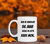 foto 2 ben ik eindelijk 56 jaar krijg ik zo'n rare mok.