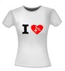 foto 10 I love schaatsten T-shirt