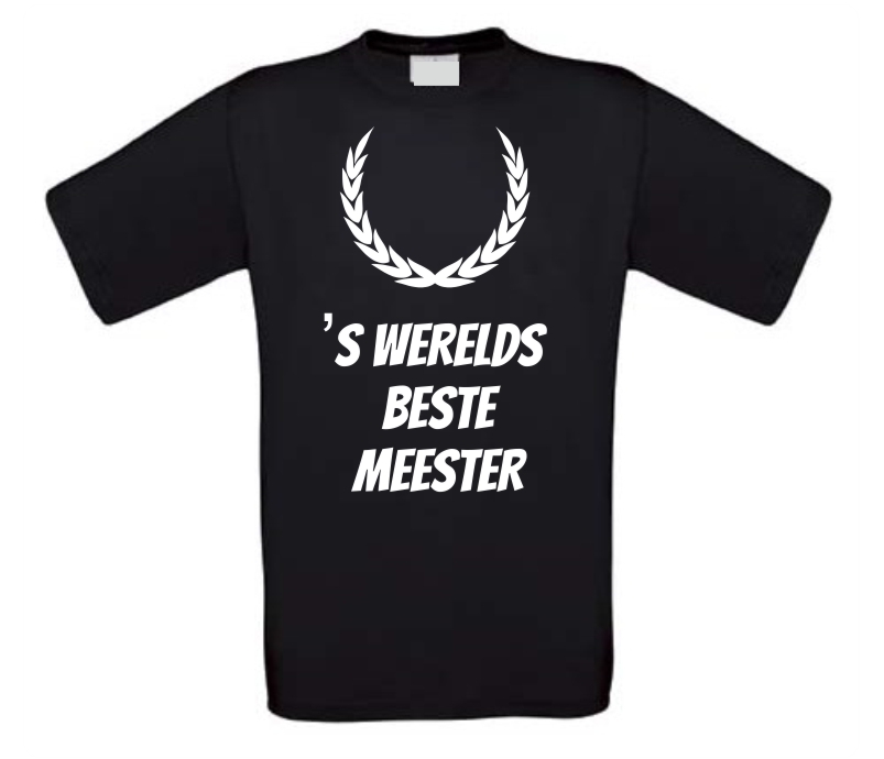 's werelds beste meester T-shirt