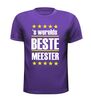 foto 2 's werelds beste meester T-shirt
