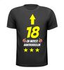 T-shirt 18 Jaar en woest aantrekkelijk humor verjaardag shirt