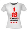 foto 14 T-shirt 18 Jaar en woest aantrekkelijk humor verjaardag shirt