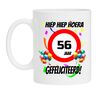 verjaardags mok 56 jaar