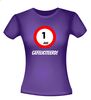 foto 4 verjaardags T-shirt 1 jaar verkeersbord