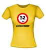 foto 12 verjaardags T-shirt 32 jaar verkeersbord