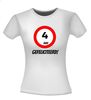 foto 10 verjaardags T-shirt 4 jaar verkeersbord