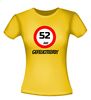 foto 12 verjaardags T-shirt 52 jaar verkeersbord