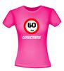 foto 8 verjaardags T-shirt 60 jaar verkeersbord