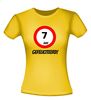 foto 12 verjaardags T-shirt 7 jaar verkeersbord