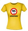 foto 12 verjaardags T-shirt 95 jaar verkeersbord