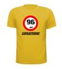 foto 11 verjaardags T-shirt 96 jaar verkeersbord