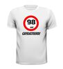 foto 9 verjaardags T-shirt 98 jaar verkeersbord