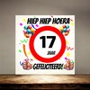 foto 4 Verjaardags tegeltje 17 jaar
