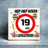 foto 4 Verjaardags tegeltje 19 jaar