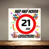 foto 4 Verjaardags tegeltje 21 jaar