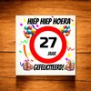 foto 3 Verjaardags tegeltje 27 jaar