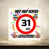 foto 2 Verjaardags tegeltje 31 jaar