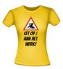 foto 16 aan het werk shirt