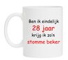 Ben ik eindelijk 28 jaar krijg ik zon stomme beker