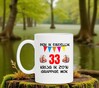 foto 3 Ben ik eindelijk 33 jaar krijg ik zo'n grappige mok