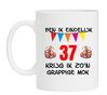 Ben ik eindelijk 37 jaar krijg ik zon grappige mok