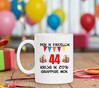 foto 2 Ben ik eindelijk 44 jaar krijg ik zo'n grappige mok