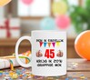 foto 4 Ben ik eindelijk 45 jaar krijg ik zo'n grappige mok