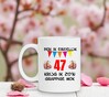 foto 3 Ben ik eindelijk 47 jaar krijg ik zo'n grappige mok
