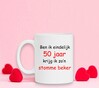 foto 4 Ben ik eindelijk 50 jaar krijg ik zo'n stomme beker