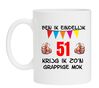 foto 1 Ben ik eindelijk 51 jaar krijg ik zo'n grappige mok