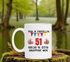 foto 2 Ben ik eindelijk 51 jaar krijg ik zo'n grappige mok