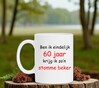 foto 4 Ben ik eindelijk 60 jaar krijg ik zo'n stomme beker