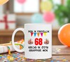 foto 4 Ben ik eindelijk 68 jaar krijg ik zo'n grappige mok