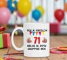 foto 4 Ben ik eindelijk 71 jaar krijg ik zo'n grappige mok
