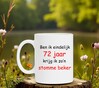 foto 3 Ben ik eindelijk 72 jaar krijg ik zo'n stomme beker