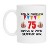foto 1 Ben ik eindelijk 75 jaar krijg ik zo'n grappige mok