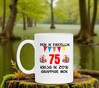 foto 3 Ben ik eindelijk 75 jaar krijg ik zo'n grappige mok
