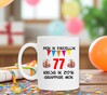 foto 2 Ben ik eindelijk 77 jaar krijg ik zo'n grappige mok